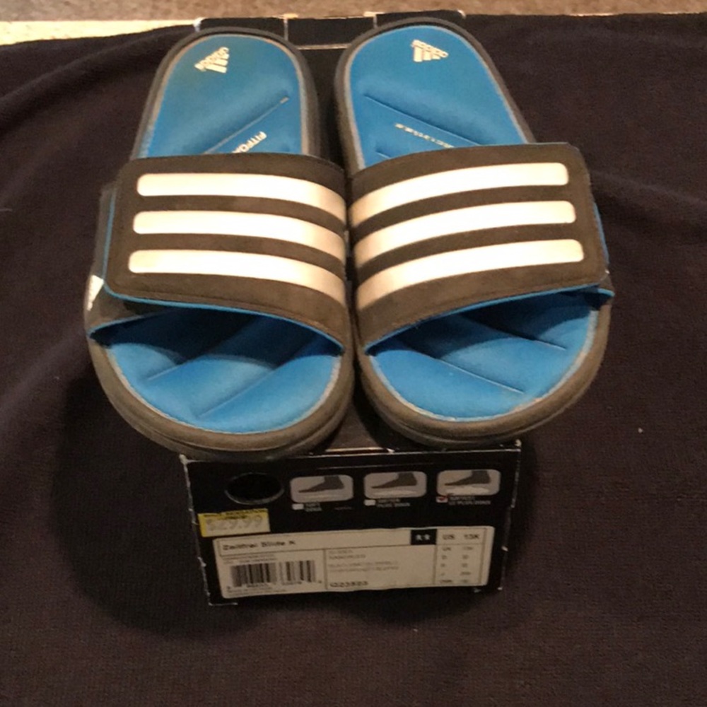 Boys Adidas Slide sandal Size 13